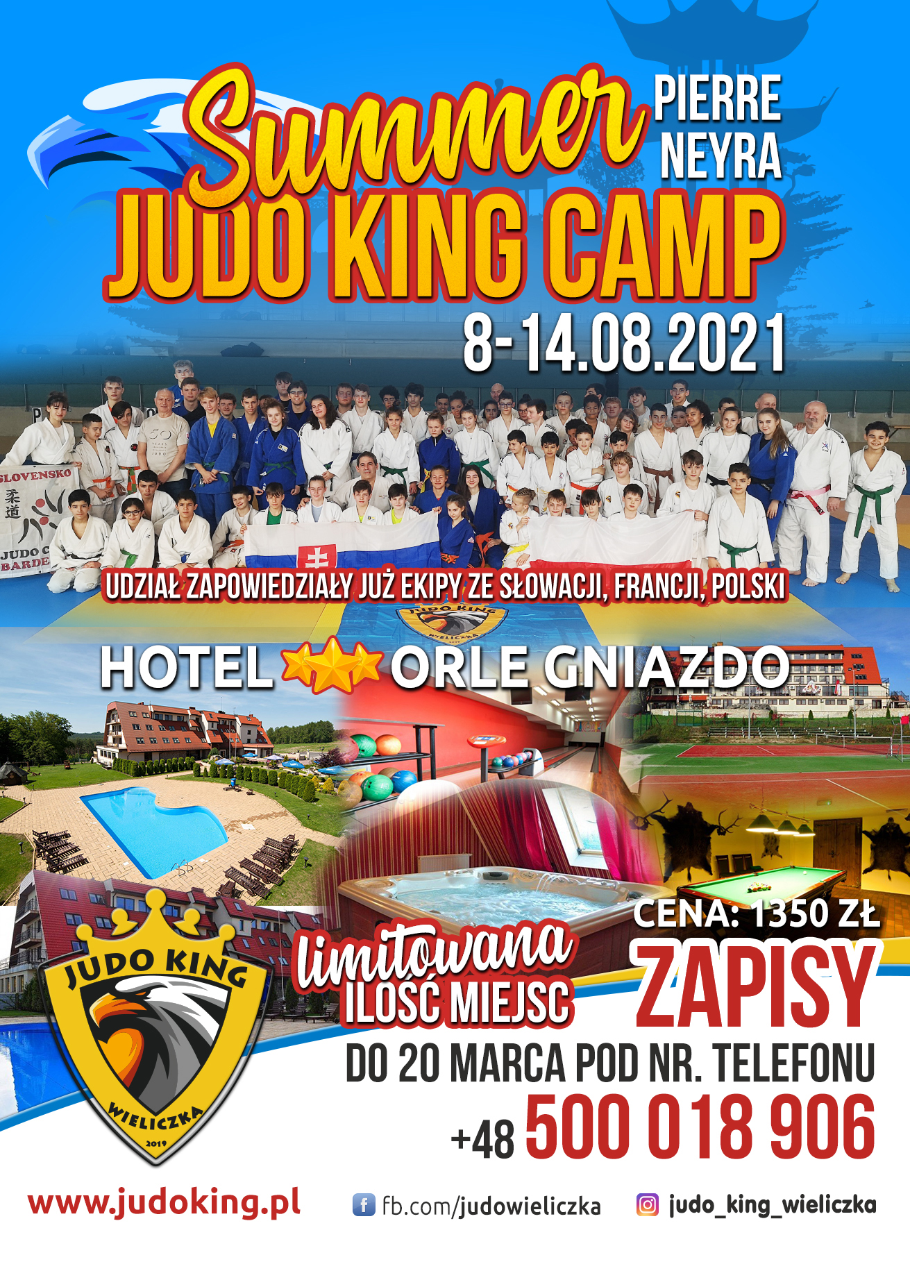 SUMMER JUDO KING CAMP 2021