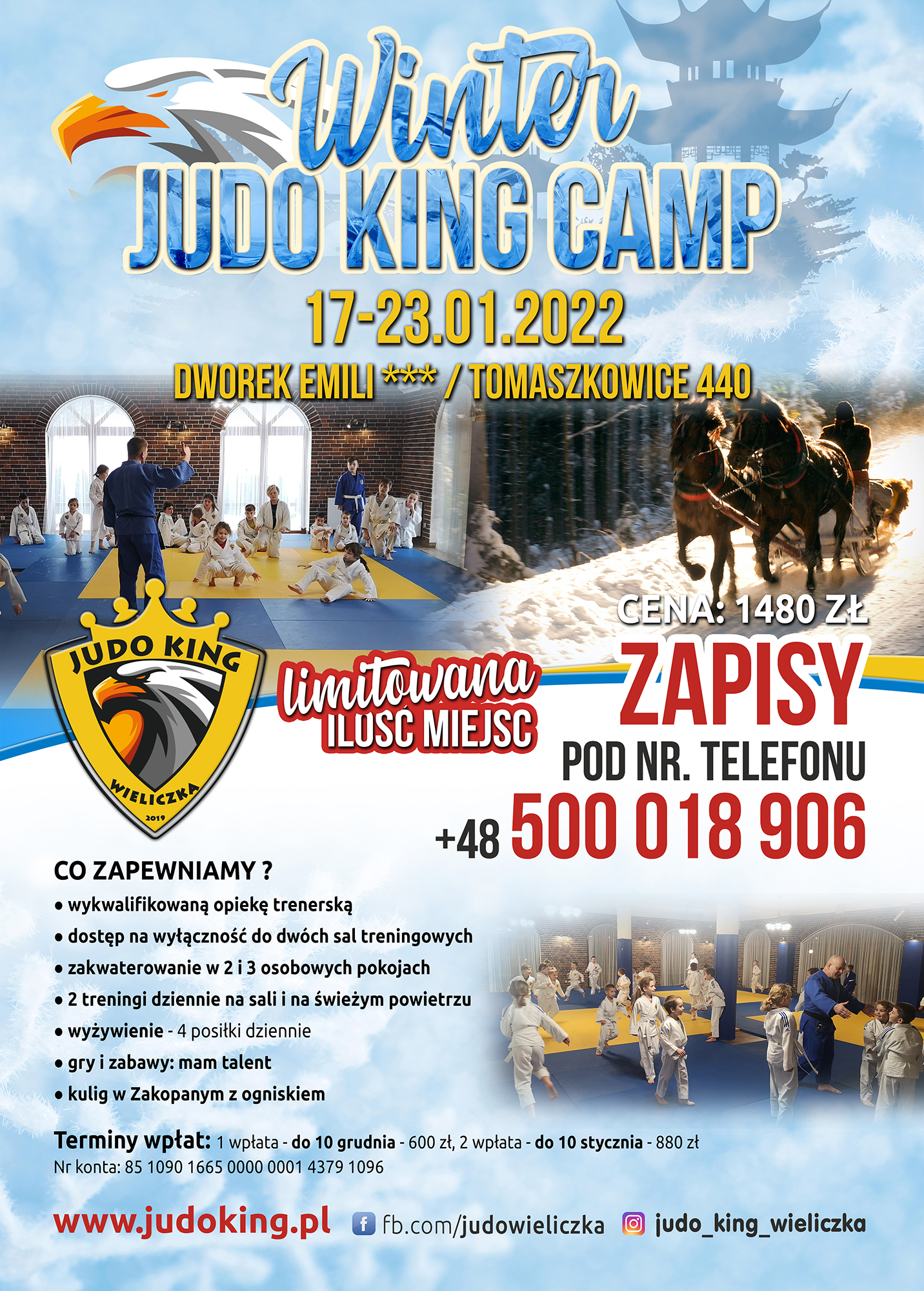 JUDO KING - Ulotka WINTER JUDO KING CAMP 2021_Plakat