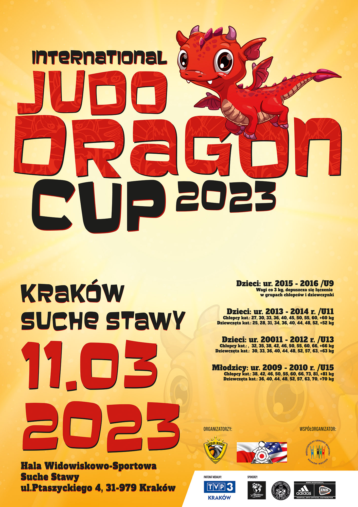 JUDO KING - DRAGON CUP - Plakat 2023