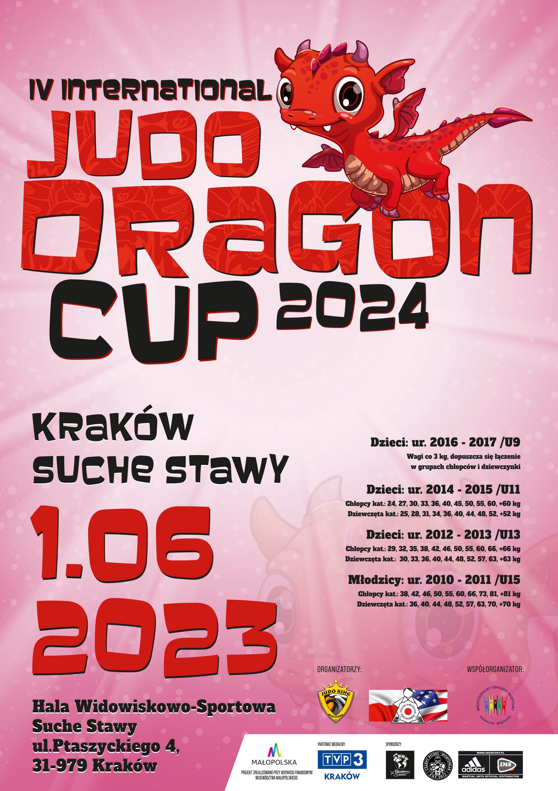 JUDO KING - DRAGON CUP - Plakat 2024 - IV Edycja